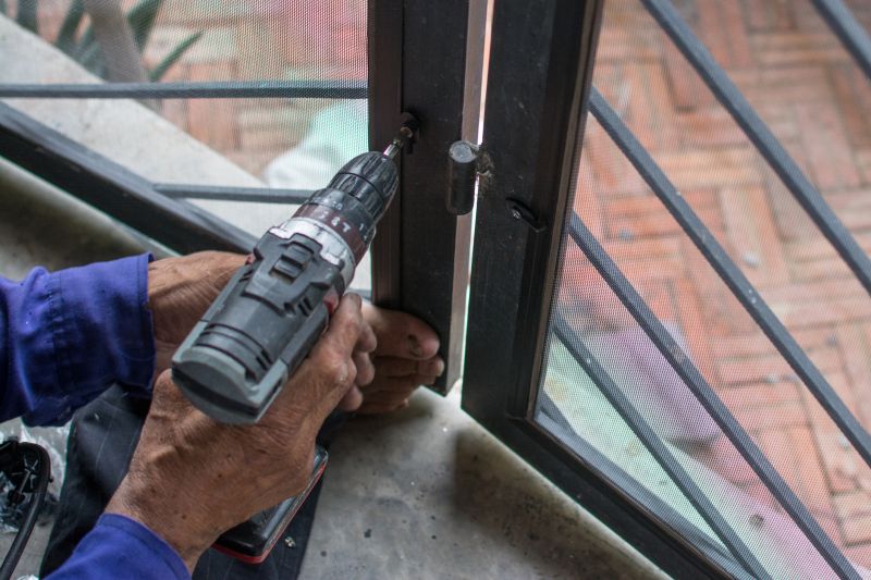 Repaired Metal Frame